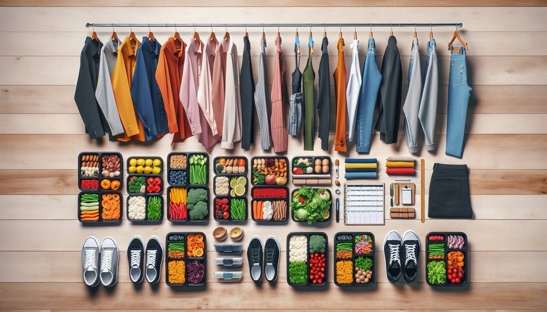 Plan Your Outfits Like Meal Prep for Invincible Style