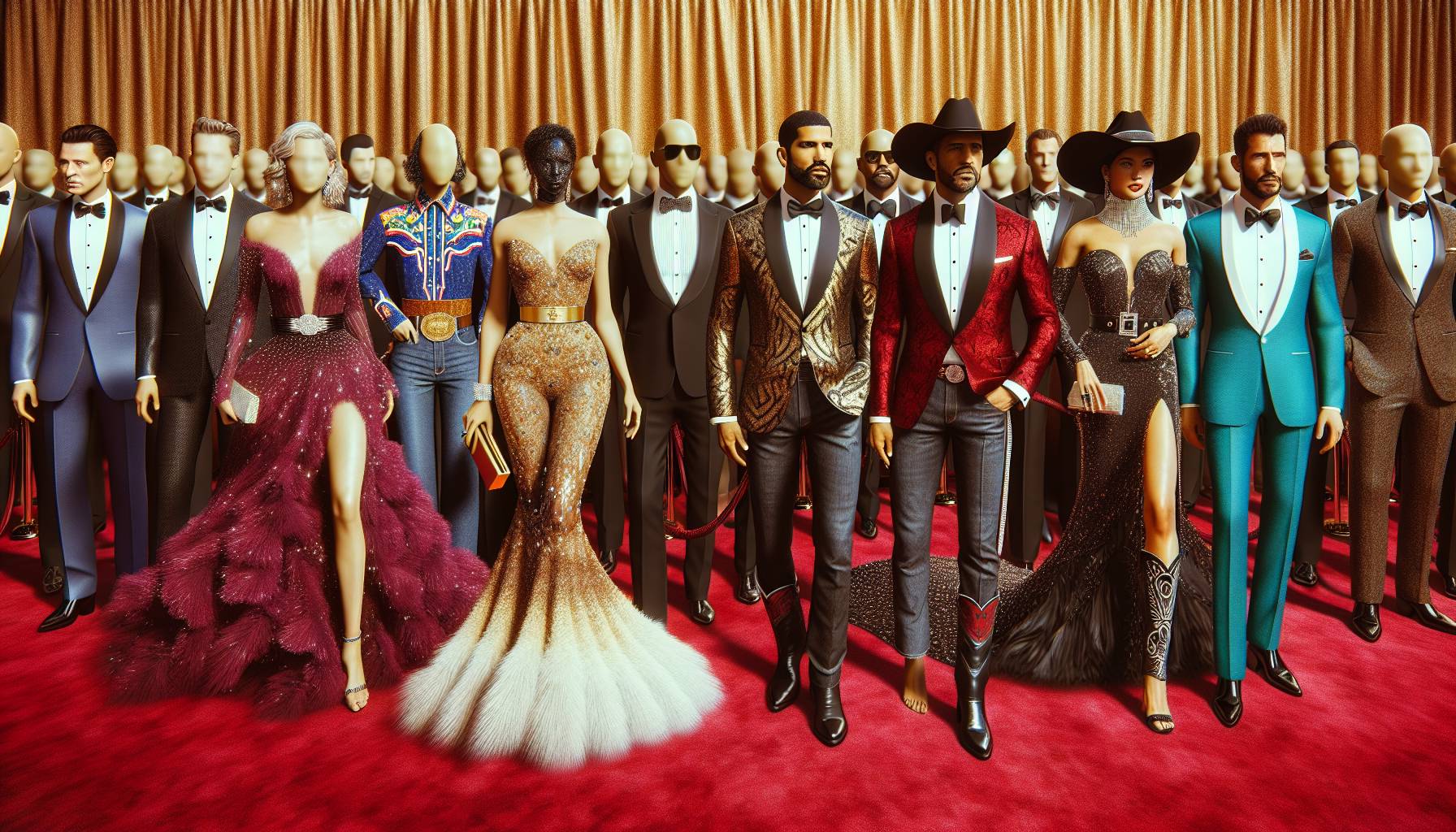 Glamorous Red Carpet Looks at the Academy of Country Music Awards