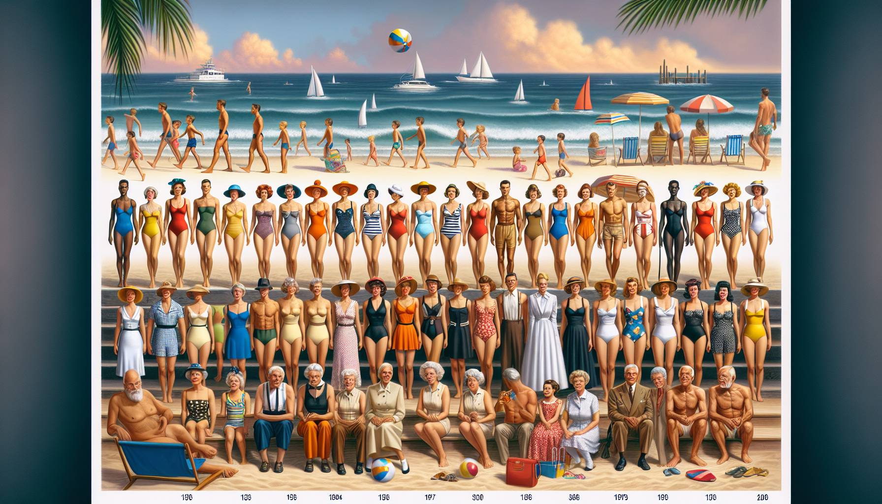 Centennial Celebration of Swimwear Fashion at Carolina Beach