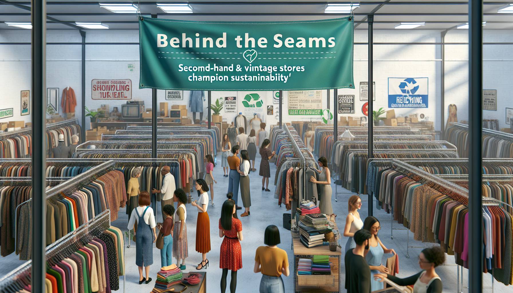 Behind the Seams: Second-Hand and Vintage Stores Champion Sustainability
