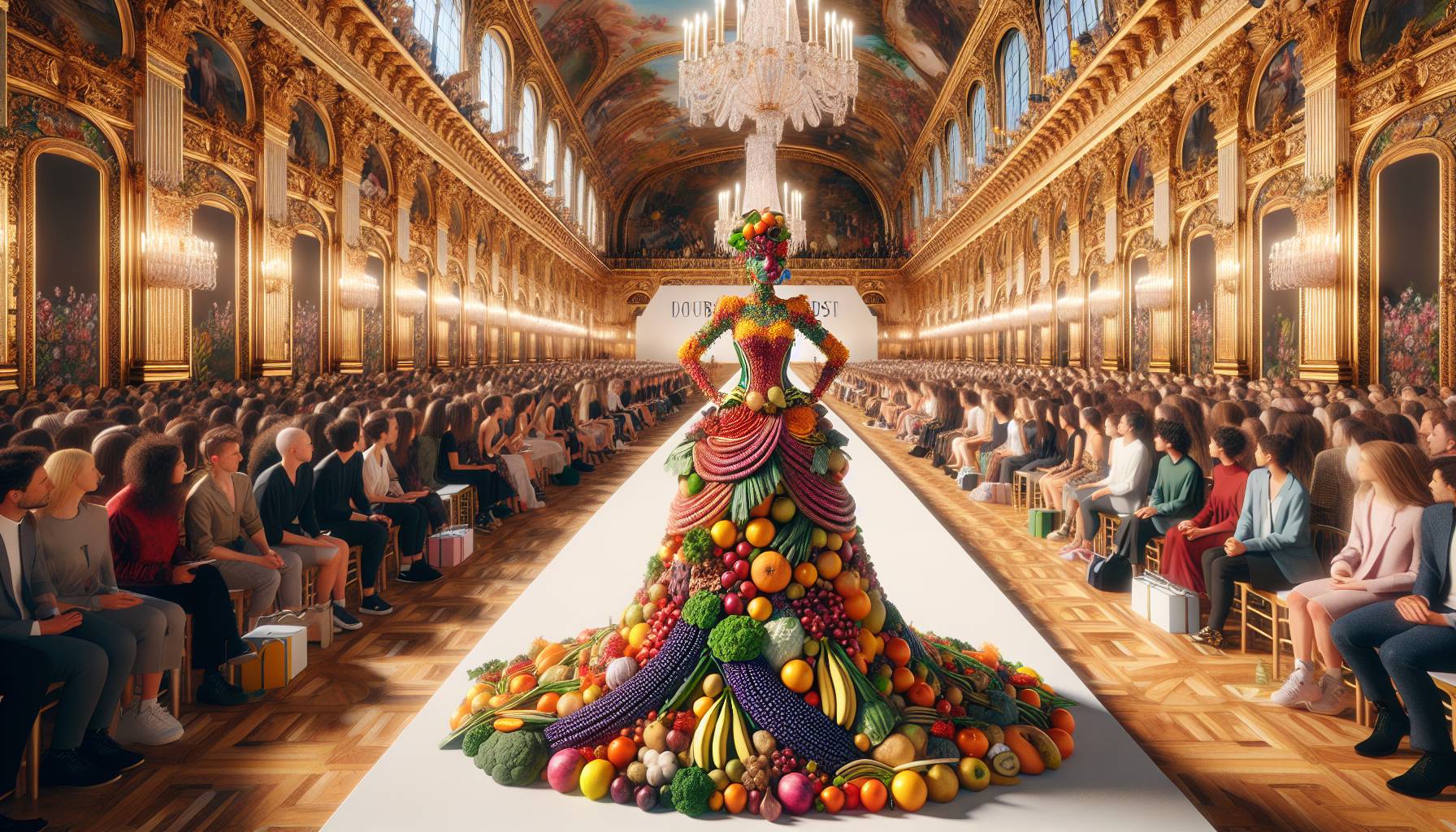 Doublet SS26 Turns Produce into Playful Couture at Paris Fashion Week