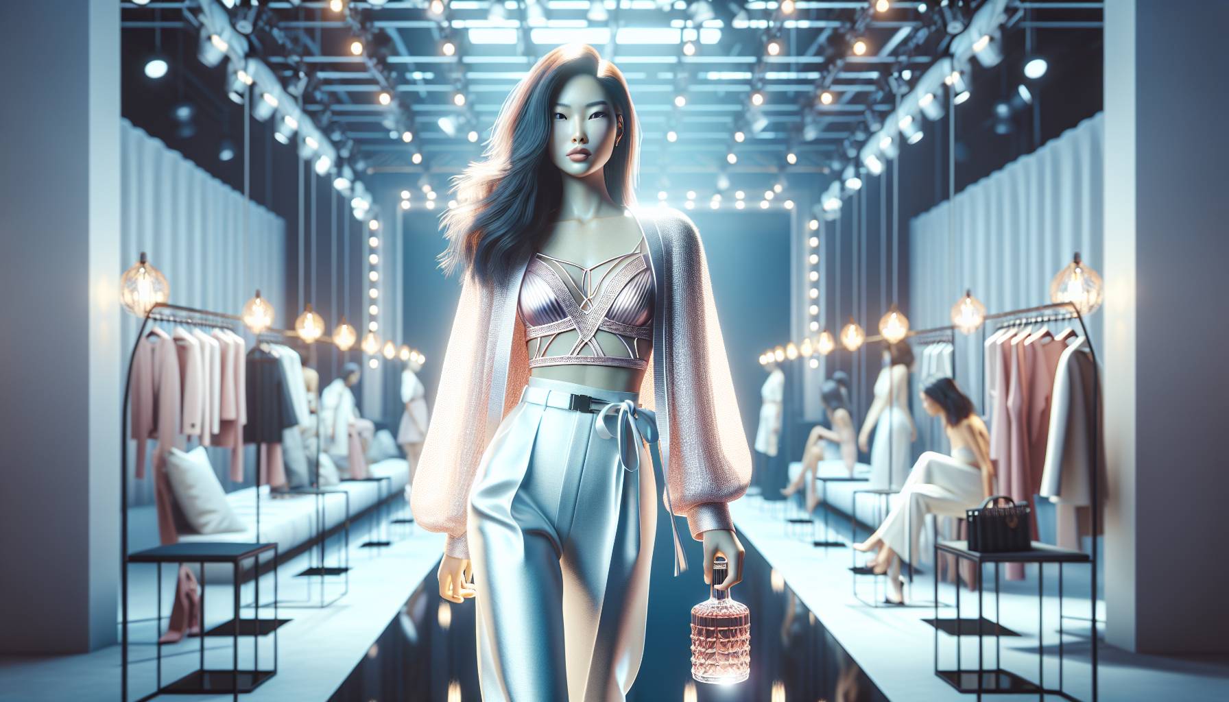 Rosé Embraces Bra-Forward Fashion