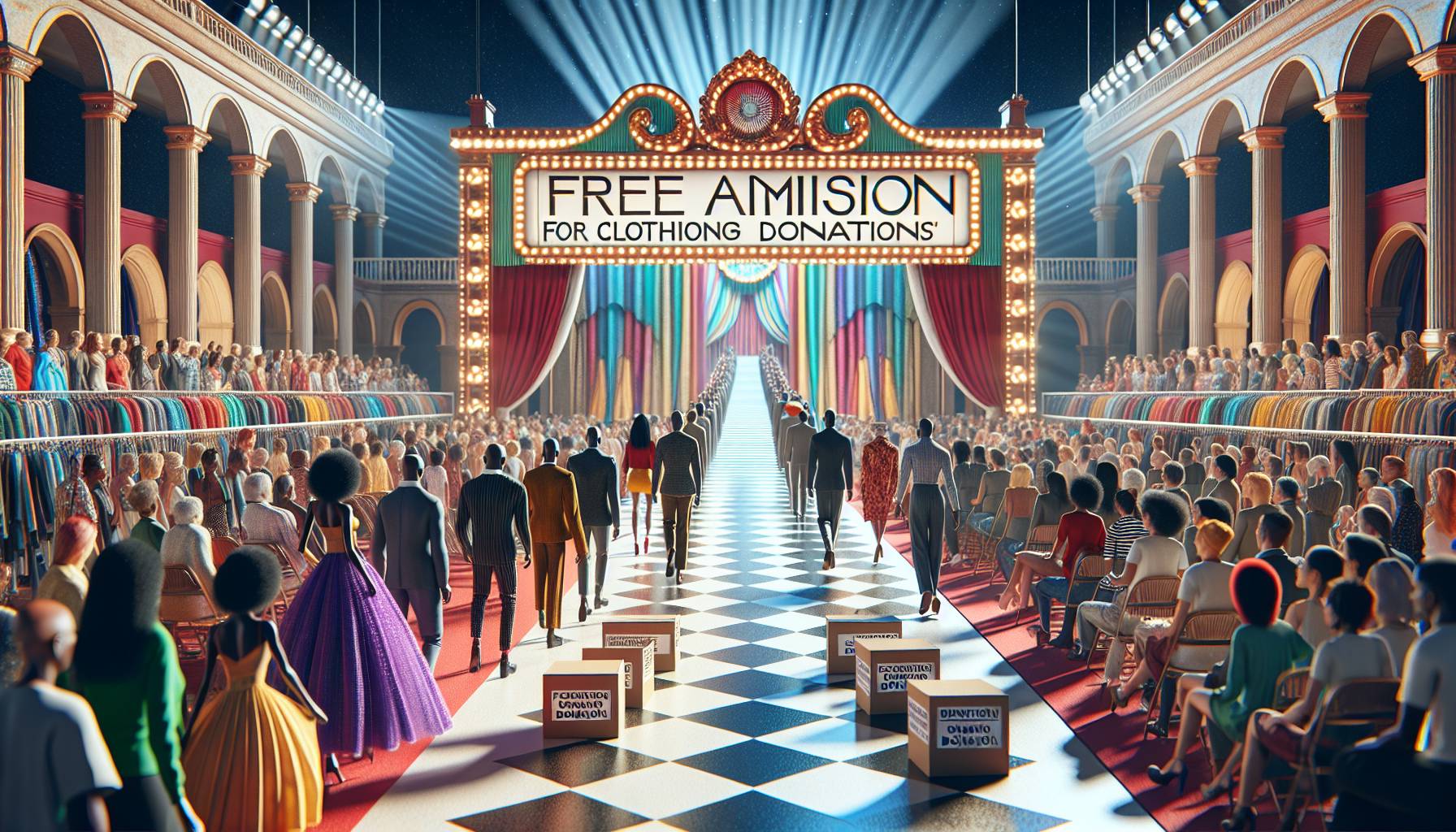 Free Admission for Clothing Donations at Runway Fashion Show